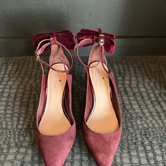 KATE SPADE Sheena -Deep Russet Color: burgundy Size:6 - Picture 3 of 10